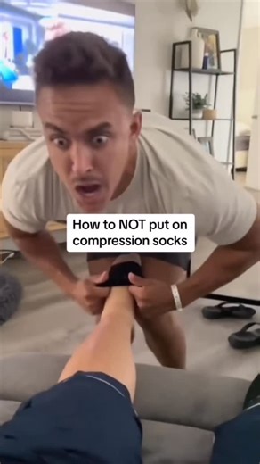 Emily • Certified Health Coach 🌸 on Instagram: "How To Put On Compression Socks The Easy Way ✅ Comment “Compression” For Copper Compression Socks To Boost Circulation 🧦 CopperZen Compression Socks are perfect for: - Office workers ‬sitting at a desk all day - Long-distance drivers forced to sit for hours at a time - Frequent flyers on short or long-haul flights - Pregnant women suffering from swollen ankles and sluggish circulation - Diabetics suffering from poor circulation and nerve damage t