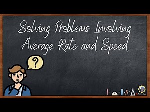 MATH 6 Quarter 3 - Solving Problems Involving Average Rate and Speed