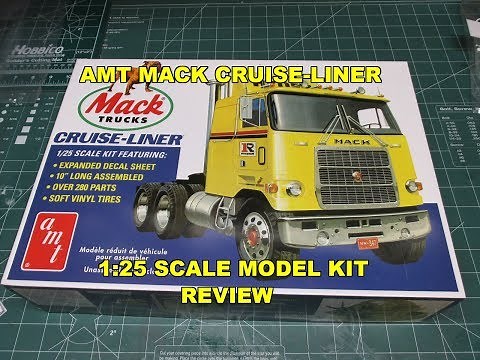 AMT MACK CRUISE LINER 1:25 MODEL KIT REVIEW AMT1062
