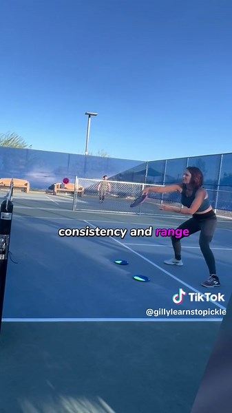 Pickleball Target Dinking Drill: This drill is my favourite Pickleball dinking drill. Here's how it works: Setup: 🎯\tGrab any items as targets - shoes, paddle covers, towels; improvise with what you have. 🎯\tEach player sets up two targets in front of them in the NZV. 🎯\tPosition targets at the furthest point you can comfortably take a dink out of the air. Do this on both your forehand and backhand sides. Objective: Defend your targets while trying to score on your opponent's. Take as many ba