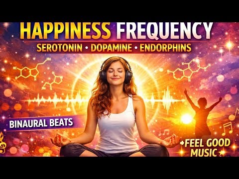 Happiness Frequency Music | Serotonin, Dopamine & Endorphin Release