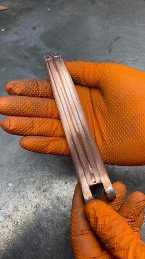 And just like that, it’s ready for plating. #flamespray #metalwork | Pot Metal Repair