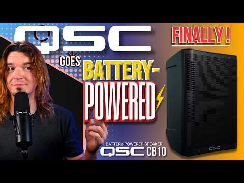 QSC CB10 Battery Powered Speaker: Features + Review for Musicians