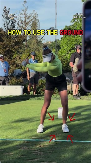 세계 1위는 땅을 이렇게 밟습니다" 넬리 코다의 완벽한 지면반력 ⛳️