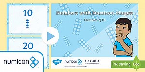 Counting in 10s With Numicon Shapes Activity PowerPoint