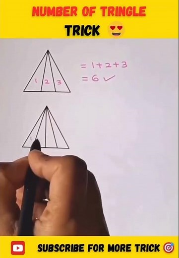 🎯Count Triangles in Seconds: The Ultimate Shortcut🔥How to Count Triangles in Complex Shapes🔥🔥