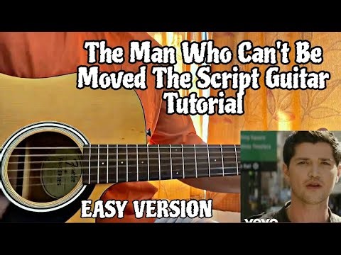 The Man Who Can't Be Moved - The Script // Guitar Tutorial Lesson(TABS)