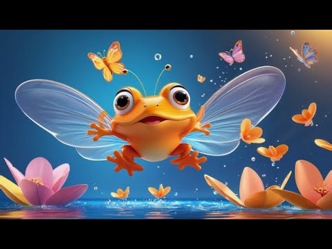Learn Colors with Funny Frogs | Fun Educational Nursery Rhyme Song for Animals, and Nature