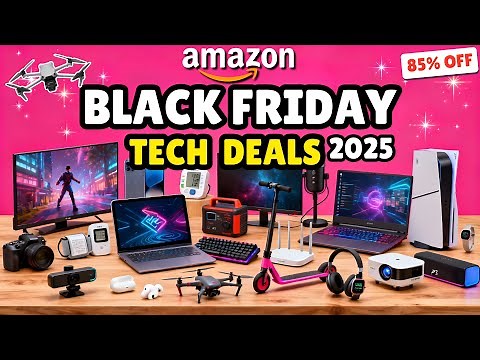 43 EARLY Amazon Black Friday Tech Deals 2025 — UPTO 85% OFF