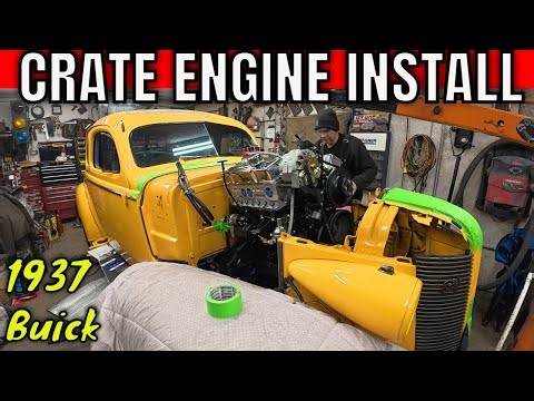 Installing a BluePrint Engines 350 Crate Engine in my 1937 Buick Street Rod