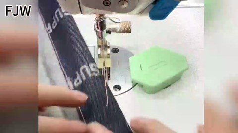 FJW Magnetic Seam Guide for Sewing Machine - Upgraded Multifunctional Polygonal Hemmer Guide with Scale, Universal Sewing Accessories & Supplies for Magnet Making Machine- Orange 1 Pack