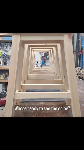 The stools are officially sanded, smoothed, and ready for some COLOR!...