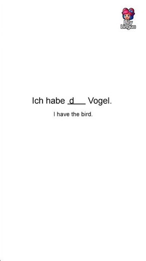 German A1 – Article (der/die/das): How to Use Articles in Everyday Life? | Lily Lingu#shorts