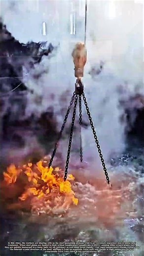 Steelmaking Process At The Factory #workers #skills #iron #machine #metal