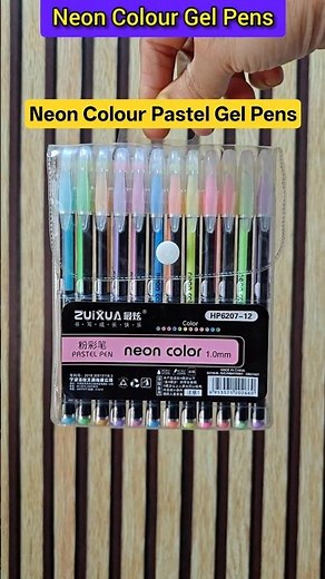 Neon Colour Pastel Gel Pens Review 🔥 Best Gel Pens For Drawing And Art Work