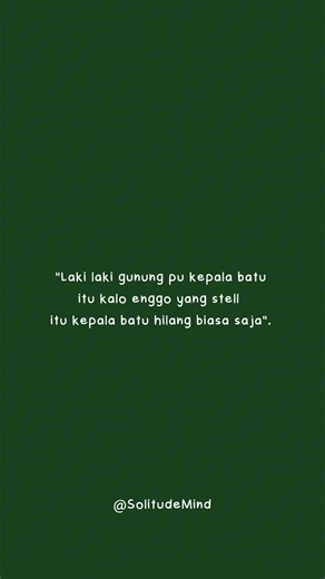 Enggo pu Fui fui itu Bahaya kaka