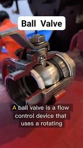8.9K views · 80 reactions | A ball valve is a flow control device that uses a rotating ball with a hole through its center to allow or block fluid flow. It’s quick to operate, durable, and provides a tight seal, making it ideal for high-pressure systems. #marineengineering | Mhark Christian Cenaon | Facebook