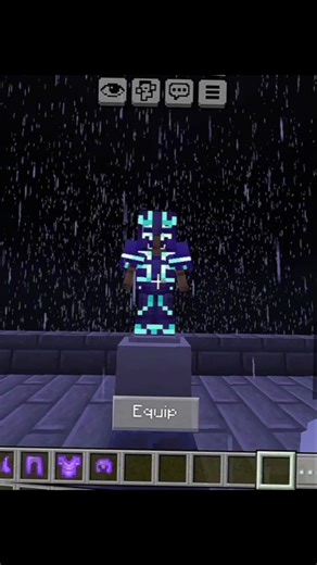 "Sea King" armor trim combination in Minecraft.