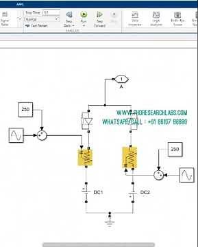 Analysis and Modeling of High Impedance Fault matlab simulink model