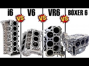 Comparativa de Motores: 6 en Línea vs. V6 vs. VR6 vs. Bóxer 6