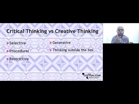 Critical Thinking vs Creative Thinking