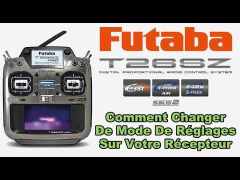 Futaba T26sz / T26sz Pro - How to Change Receiver Settings Mode