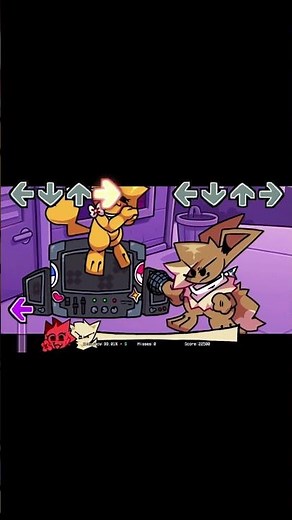 FNF - Tutorial [EDIT] (Eevee Mix) (FNF MOD) #shorts