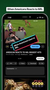 Americans React to NRL Rugby Hits