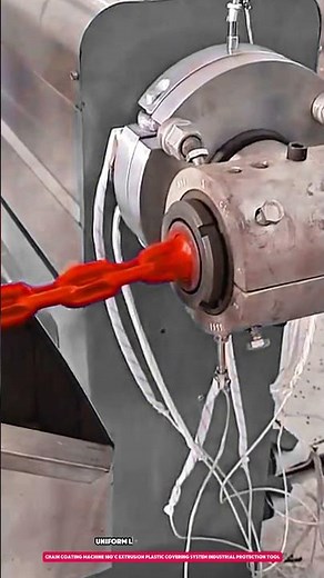 Chain Coating Machine 180°C Extrusion Plastic Covering System Industrial Protection Tool