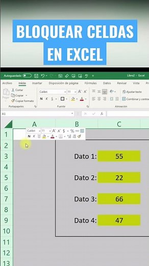 ⭐️Cómo BLOQUEAR Y DESBLOQUEAR CELDAS en Excel ⚡️