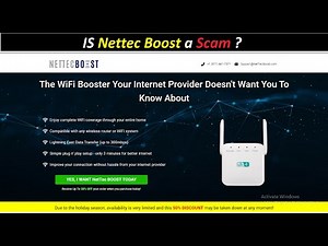 Nettec Boost Scam ! Nettec Boost Reviews ! Nettec Boost Know if is it SCAM or LEGIT ? Nettec wifi