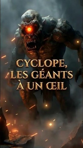 👁 Cyclopes : De géants oubliés à légendes terrifiantes
