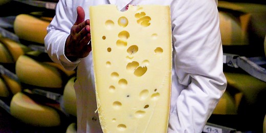 How Swiss Emmentaler cheese is made
