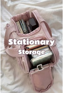 Transform Your Toiletry Bag into a Stationery Organizer