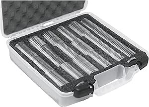 Case Club 288 Coin Capsule Collector Case - Organize & Protect Your Coin Collection in a Hard Shell, Easy-to-View, Travel & Storage Case