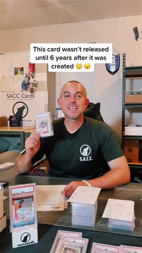 One of the most valuable nascar cards 😮 #nascar #collectibles #daleearnhardt