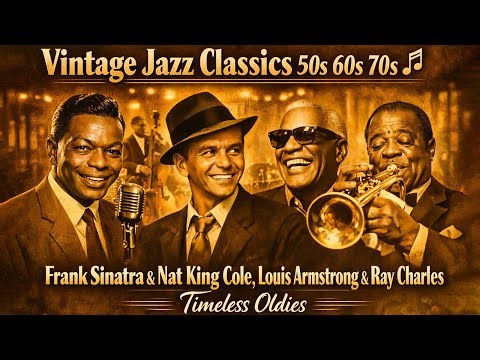 Vintage Jazz Classics 50s 60s 70s 🎶 Frank Sinatra & Nat King Cole,Louis Armstrong | Timeless Oldies