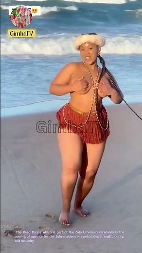 Zulu girl Performing The Africa Zulu Dance 4K #zulumaidens #traditionaldance #reeddance #culture