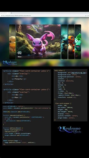 Create Image Accordion Slider With HTML CSS And JavaScript 🔥 Animated Login Page in HTML & CSS