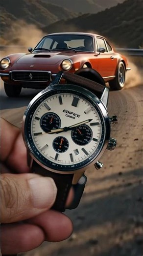 This Casio EDIFICE Looks Like a Sportscar Dashboard! | Casio EFR-575L-7A