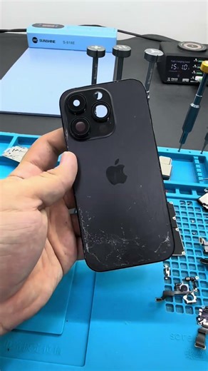 Replacing the back glass on an iPhone 14 Pro ✅