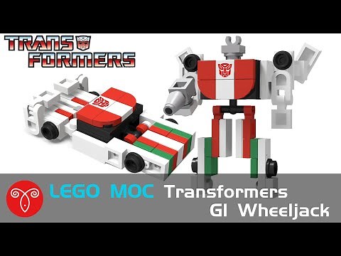 Lego Transformers G1 Wheeljack MOC Instruction Mini Mecha