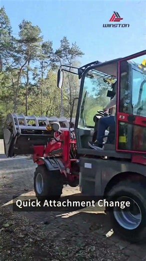 809 Compact Wheel Loader | Yard Cleanup Made Easy 🍂 Powerful & Efficient #farmmachinery #wheelloader
