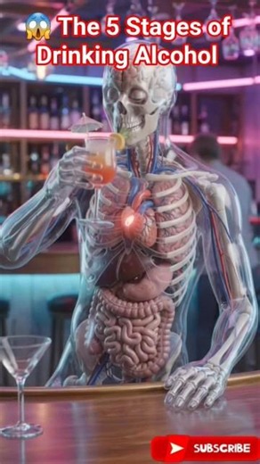 🍺 What Happens to Your Body When You Drink Alcohol? #shorts
