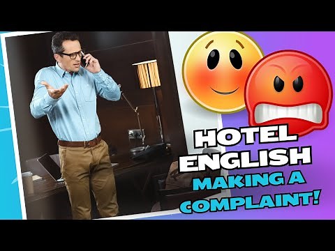 Hotel English Conversation | Making a complaint about the room at a hotel