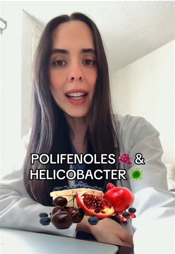 📚 REFERENCIA: Algunos polifenoles, como catequinas y flavonoides, han demostrado inhibir la actividad de la ureasa de H. pylori en estudios experimentales (Ding & Goldberg, 2021). Ding, S. Z., & Goldberg, J. B. (2021). Dietary polyphenols and Helicobacter pylori infection: Molecular mechanisms and therapeutic implications. World Journal of Gastroenterology, 27(33), 5471–5486. https://doi.org/10.3748/wjg.v27.i33.547 #helicobacter #disbiosis #antioxidantes #microbiota #probioticos