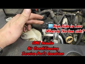 GMC Acadia AC Service Port Connections