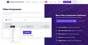 Compress video online converter