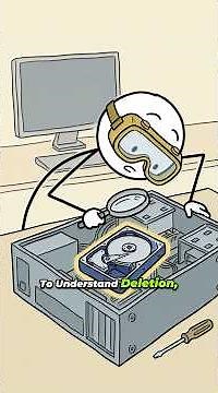 Your Deleted Files Are Still Physically There 💻 #RealityCheck #MindBlown #ScienceFacts #TechFacts