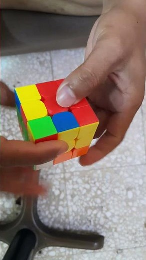 Easy way to solve top layer Rubik's cube